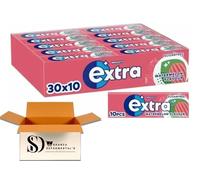 Extra Watermelon Flavour Sugar-Free Chewing Gum 10 Pieces, 14g - Refreshing Sugarfree Gum with Sweeteners (30 Packs)