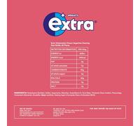 Extra Watermelon Flavour Sugarfree Chewing Gum Bottle, 46 Pieces (Pack of 4)