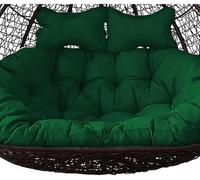 Extra Waterproof Cushs for 2 Person Egg Swing 150x110cm (59x43in) table Outdoor Replacement Seat for Double Hammock Rockers