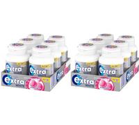 Extra White Bubblemint Chewing Gum, 2 Cases with 6 Packs of 46 Pieces Each