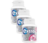 Extra White Bubblemint Flavour Xylitol Sugarfree Chewing Gum, 3 Pack of 46 Pieces