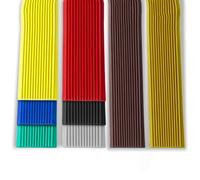 Extra Wide 10cm Doorways Cover Strips,5M-10-30MEntry Door Edge Trim Flute,Self-Adhesive Stair Treads for Ramps(Red-100MM Width,15m)