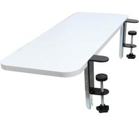 Extra Wide 65cm 80cm Wooden Keyboard Tray 90° Folding Desk Extension with Clamp Versatile Platform for Home Office & Table Stand SpaceSaving Shelf Accessory