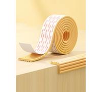 Extra Wide 8cm Foam Furniture Edging Tape,Edge Protector Stick Flatbed, For Cabinet 、Bedroom、 Bedside, Edge Guards Bumper Cushion For Bunk Bed Steps(Yellow,Length 4 meter)
