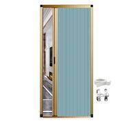 Extra Wide Bi-Folding Accordion Wardrobe Door with Lock | Sliding Interior Doors (40x80in / 101.5x203cm) - Space-Saving Design for Easy Access