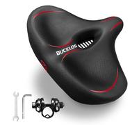 Extra Wide Bike Seat,oversized Comfortable Bicycle Saddle for Women Men | Comfortable&Dual Shock Absorption:Ultimate pressure relief for E-bikes/Hybrid/Traditional City bike.Waterproof & super-cozy