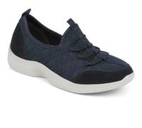 Extra-Wide Bungee Lace Trainers - Navy Size 5