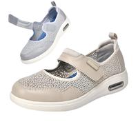 Extra Wide Diabetic Shoes for Women Lightweight Non Slip Sandals with Adjustable Comfortable Womens Indoor Outdoor Walking Shoes for Edema Swollen Feet