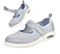 Extra Wide Diabetic Shoes for Women Lightweight Non Slip Sandals with Adjustable Comfortable Womens Indoor Outdoor Walking Shoes for Edema Swollen Feet