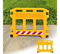 Extra Wide Expandable Garden Barrier Gate - 2PC Removable Crowd Control Solution for Store Entrances, Loading Docks, Construction Sites & Pedestrian Safety Management
