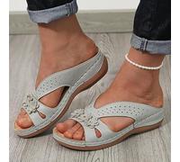 Extra Wide Fit Sandals For Women Wide Width Sandals For Swollen Feet,Sliders Shoes Breathable Fabric,Foldable For Travel,Textured Tread,Daily Urban Commute