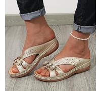 Extra Wide Fit Sandals For Women Wide Width Sandals For Swollen Feet,Sliders Shoes Breathable Fabric,Foldable For Travel,Textured Tread,Daily Urban Commute