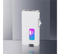 Extra Wide Flame Lighter, Windproof Butane Lighter, Adjustable Flame Refillable, Shake to Ignite, Perfect for BBQ, Candles, and Gifts, Durable and Versatile