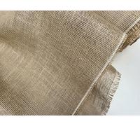 Extra Wide Hessian Scrim Netting Jute Fabric Sacking Material - Fine Natural Burlap Raffia Garden Net - 210cm Wide - Sold by The Metre