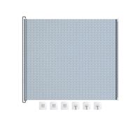 Extra Wide Retractable Dog Gate, No Drilling Foldable Pet Barrier For Stairs, Mesh Cat Gate For Doorways, Indoor Expandable Fence For Puppy Kittens, Balcony Hallway Safety Net