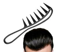 Extra Wide Tooth Comb - Large Spaced Detangling Hairbrush, Ergonomic Grip