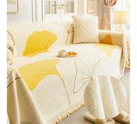 Extra Yellow Leaf Throw Blanket Soft P Sofa Cover for 1 2 3 4 Seater Couch Versatile Winter War for Living Room 180x230cm