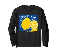 Extra Zest Lemon Mediterranean Summer Citrus Long Sleeve T-Shirt