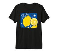 Extra Zest Lemon Mediterranean Summer Citrus Premium T-Shirt