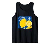Extra Zest Lemon Mediterranean Summer Citrus Tank Top