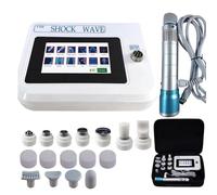 Extracorporeal Shockwave Therapy Machine, ED Shock Wave Machine Focused Erectile Dysfunction Treatment Physiotherapy Device with 11 Massage Heads, Pain Relief, Deep Muscle Massager, LCD Display