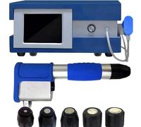 Extracorporeal Shockwave Therapy Machine, ED Shock Wave Machine for Erectile Dysfunction & ED Treatment and Relieve Pain with 5 Massage Heads, for Muscle, Knee, Back, Joint, Elbow,Blue
