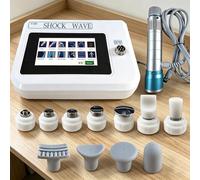 Extracorporeal Shockwave Therapy Machine - Portable Shock Wave Physiotherapy Instrument, Handheld Deep Tissue Massage Device for Pain Relief, Home & Salon Physical Therapy Equipment