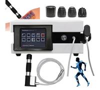 Extracorporeal Shockwave Therapy Machine, Touch Screen Shockwave Physiotherapy Machine with 5 Heads, Pneumatic Shock Wave Device, Noninvasive, for Pain Relief/ED Treatment