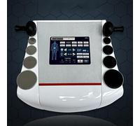Extracorporeal Shockwave Therapy Machine with 8 Working Heads,Tecar Therapy Machine, Infinitely Adjustable Energy, Adjustable to 4 Modes and 10 Body Parts, 0-30min Timing