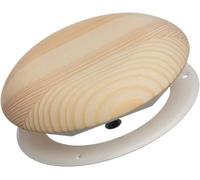 EUROPLAST Ø 160mm - 6.3 inch Universal Supply and Extract Diffuser for Sauna - Adjustable Air Valve for Wall and Ceiling - Ventilation Cover - Wooden