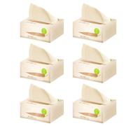 Extraction Pulp Bamboo 6 Towels Paper Natural Packs for Home Use