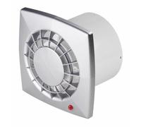 Extractor Fan 100mm / 4" with Timer Satin Bathroom Ventilator