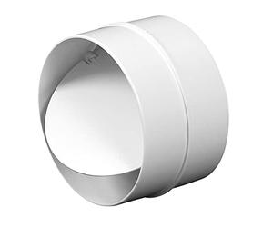 Extractor Fan Back Draft Shutter 150mm / 6" Duct Non Return Valve Ducting Pipe Connector with Flap Backdraft Adaptor KO150-22
