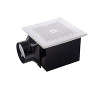 Extractor fan Ceiling Exhaust Fan Mute Powerful Ceiling Restroom Office Ventilation Fan Toilet Extractor Fan Bathroom extractor fan(28.7 * 28.7cm)