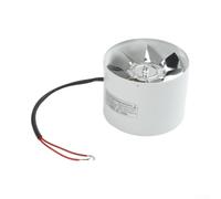 Extractor Fan Duct Blower Inline Ventilation Smoke Exhaust | All-metal Body, 7 Reinforced Blades, 2800 RPM, 40dB Noise, 20W Saving, For Kitchen, Workshop, Office Ventilation(White)