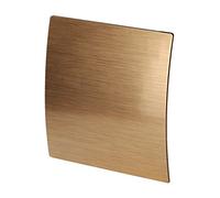 Extractor Fan Front Panel - 125mm - Ventilation Ducting Pipe/Hose - Air Vent Cover. (Gold Curved)