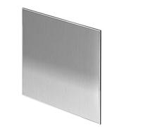 Extractor Fan Front Panel - 125mm - Ventilation Ducting Pipe/Hose - Air Vent Cover. (Stainless Steel Square)