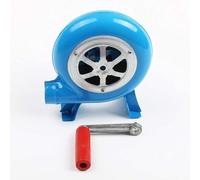 Extractor Fan,Inflatable Blower Metal Industrial Outdoor Barbecue Iron Gear Hand Crank Blower Popcorn Fan -150W