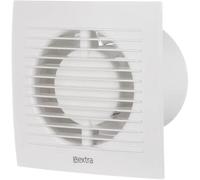 Extractor Fan Kitchen 100mm, Bathroom, Garage Axial Ventilation Fan Wall Mounted Fan Square White Fan