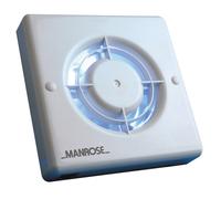 Extractor Fan Manrose XF100T Timer Quiet Axial Fan Bathroom 100mm 4 inch 3YR WY [EEK: A]