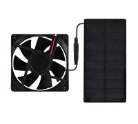 Extractor Fan, Small Solar Exhaust Fan Mini Cooling Fan Solar Powered Fan Wit Outdoor, Utility Room, Pet House, Chicken House, Dog House