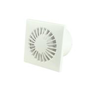Extractor Fan System Silent Omega White 100