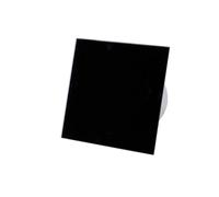 100 mm Wall fan Extractor fan Motion Sensor System Silent Trax Black Glass IPX4
