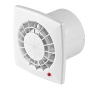 Bathroom Extractor Fan 150mm with Timer White Wall Ventilator