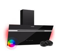 Extractor Hood 80cm Cooker Hood 600 m³/h 3 Levels Quiet LED Touch Control