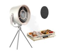 Extractor Hood, Portable Extractor Hood with Charcoal Filter, 5V Tabletop Kitchen Hood, 3 Speed Table Hood, Adjustable Extractor Hood for Studio, Indoor BBQ, Pot