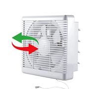Extractor Shutter Fan 2 Direction Reversible Exhaust Fan Bathroom,Extraction Fan Wall Mounted Vent Fans Strong Air-flow with Chain Switch,Energy-saving Strong Ventilation Fan (12 inch / 220V)
