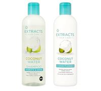 Extracts Coconut Water Hydrating Hair Care Set, Shampoo and Conditioner for Normal to Dry Hair, 2 x 400ml