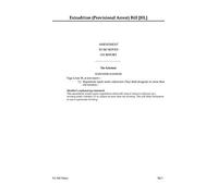 Extradition (Provisional Arrest) Bill Amendment to be moved on report (House of Lords) HLB 106 a