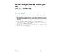 Extradition (Provisional Arrest) Bill Explanatory Notes (House of Commons) HCB 138-EN